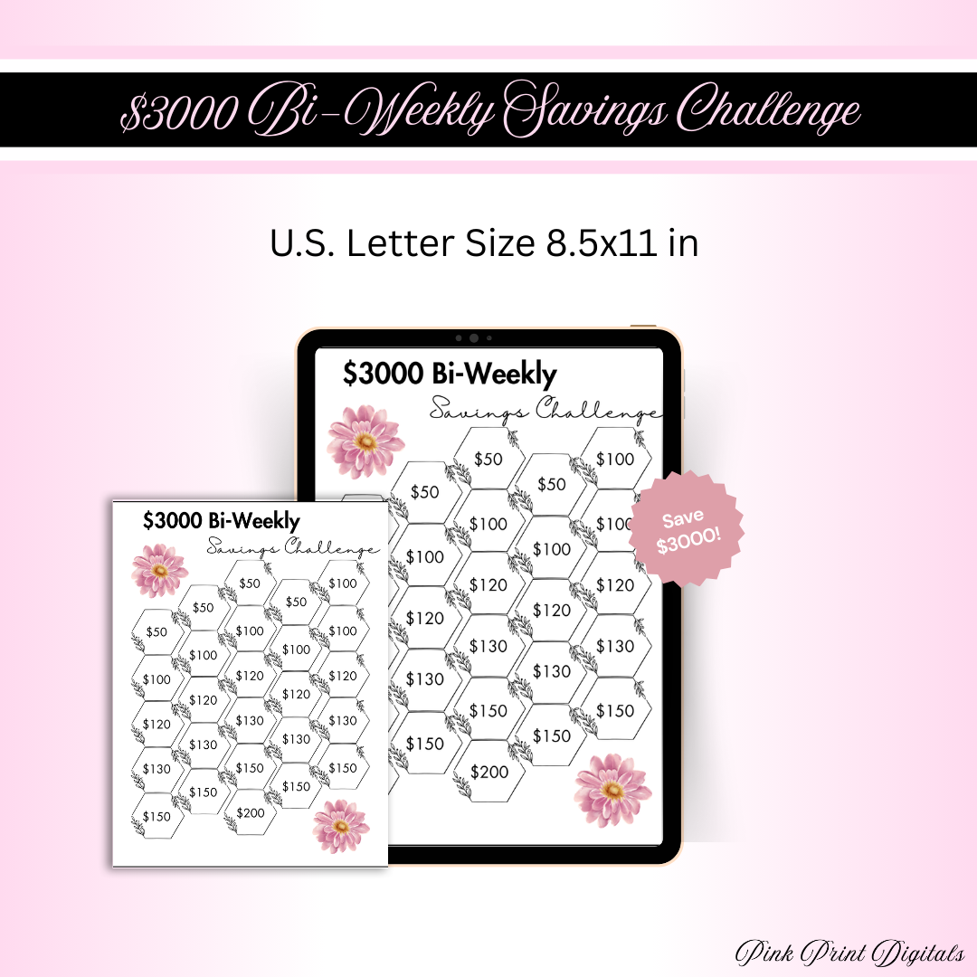 $3000 Bi-Weekly Savings Challenge