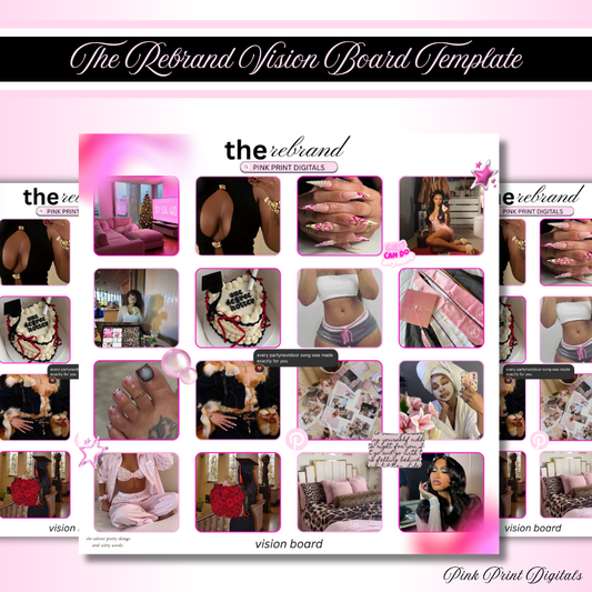 The Rebrand Vision Board Template