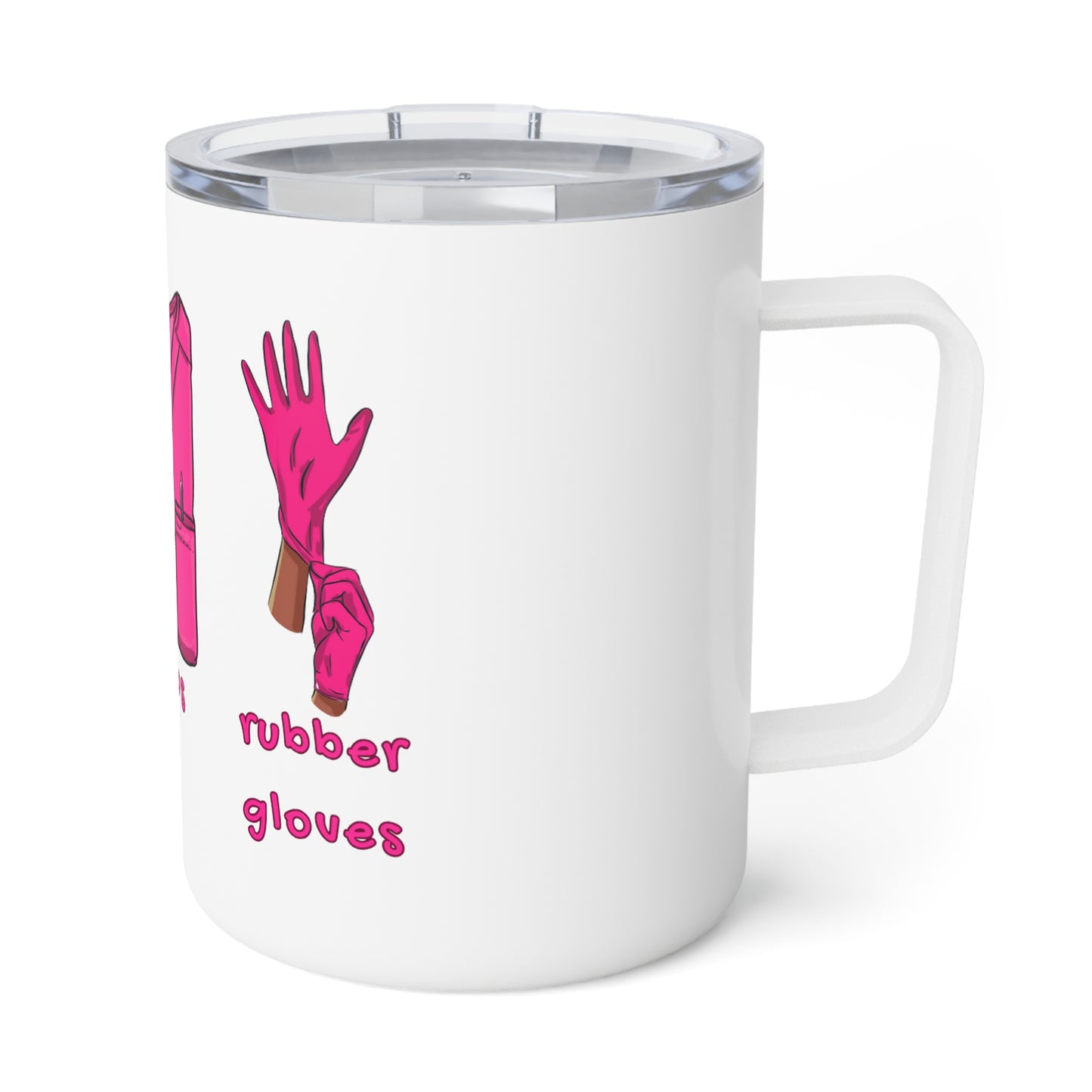 Coffee, Scrubs, & Rubber Gloves Insulated Coffee Mug