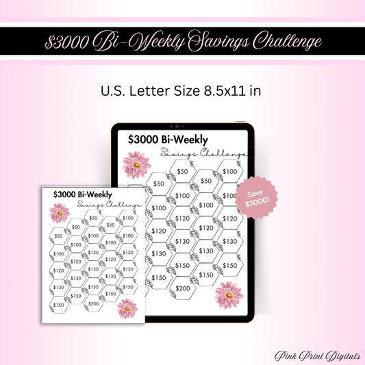$3000 Bi-Weekly Savings Challenge